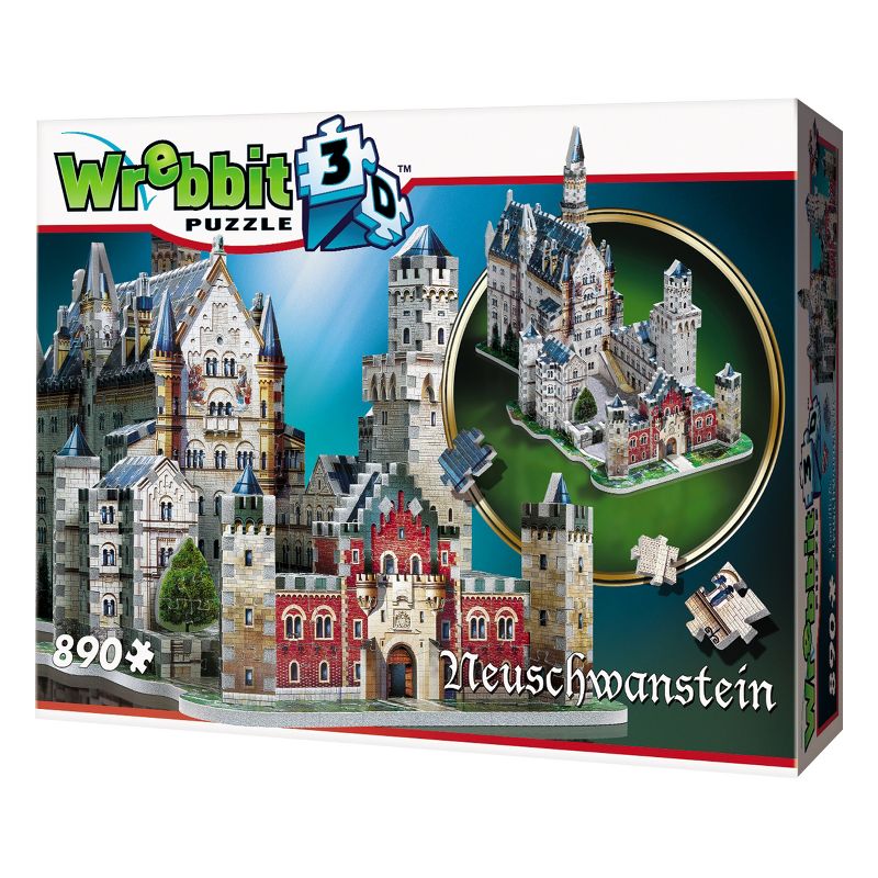 Wrebbit Neuschwanstein Castle 3D Puzzle 890pc