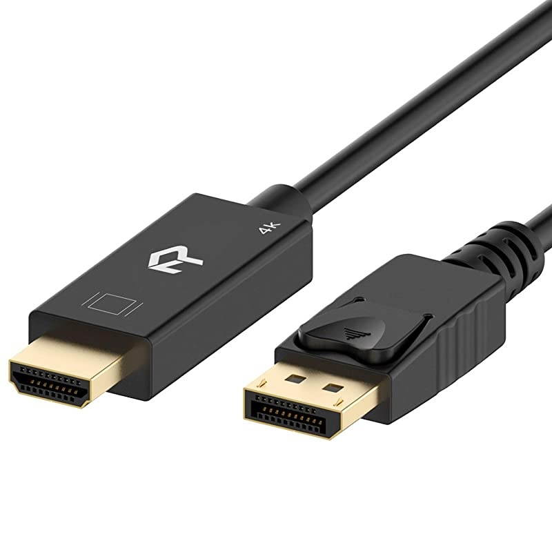 DisplayPort DP to HDMI Cable 4K Resolution Ready 6 Feet