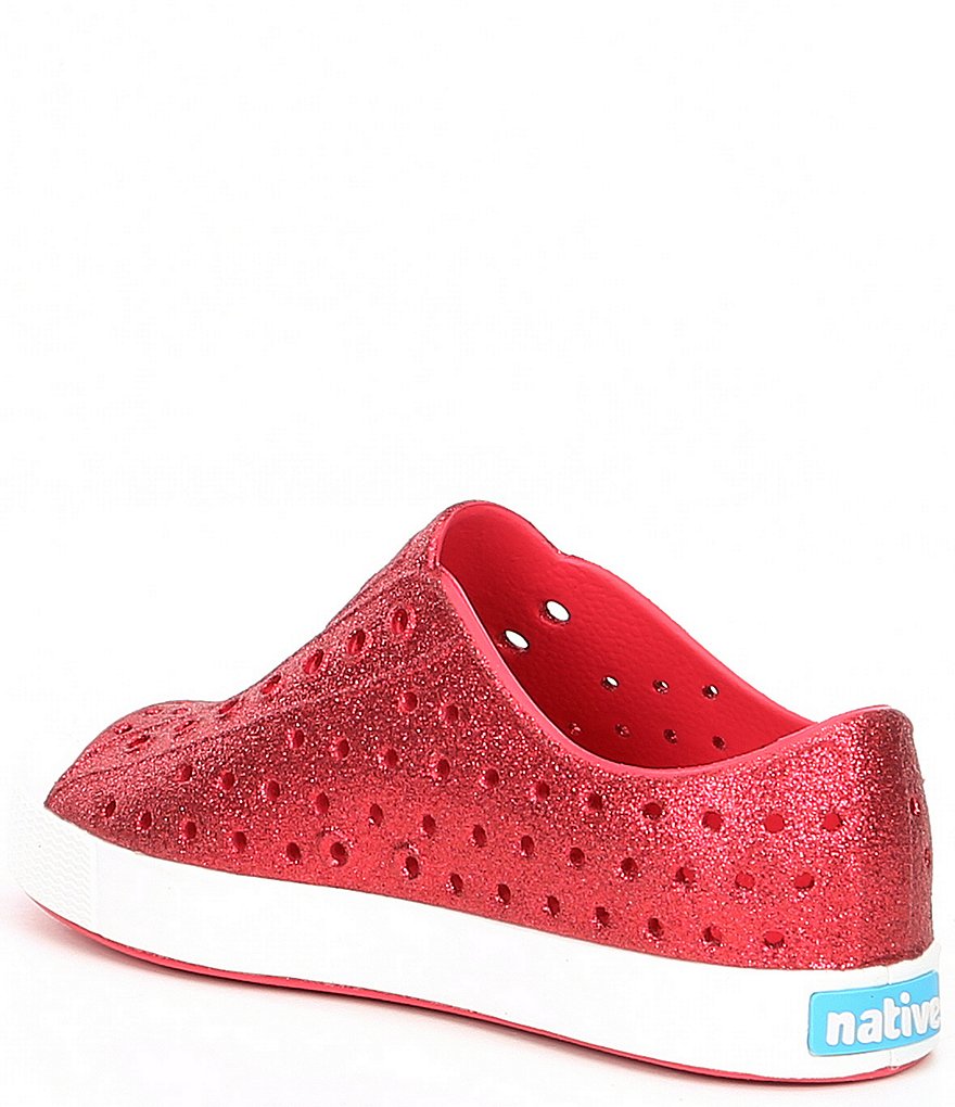 Native Girls' Jefferson Bling Glitter Slip-On Sneakers (Infant)