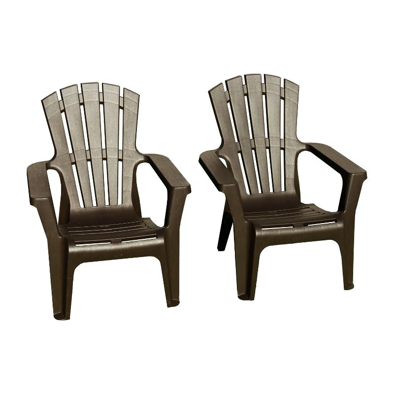2pk Maryland Adirondack Chair Brown - Thy Hom