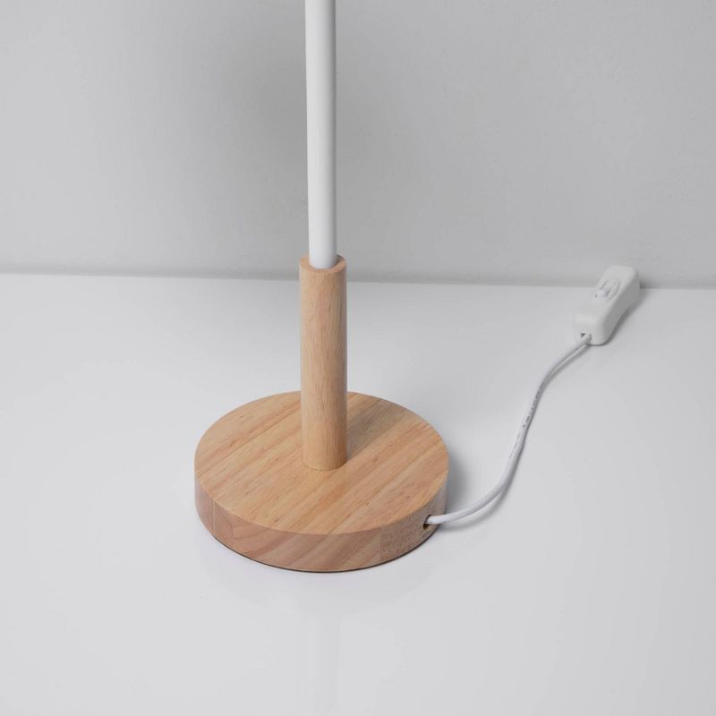 Wood Trim Desk Lamp (Includes LED Light Bulb) - Merkury Innovations
