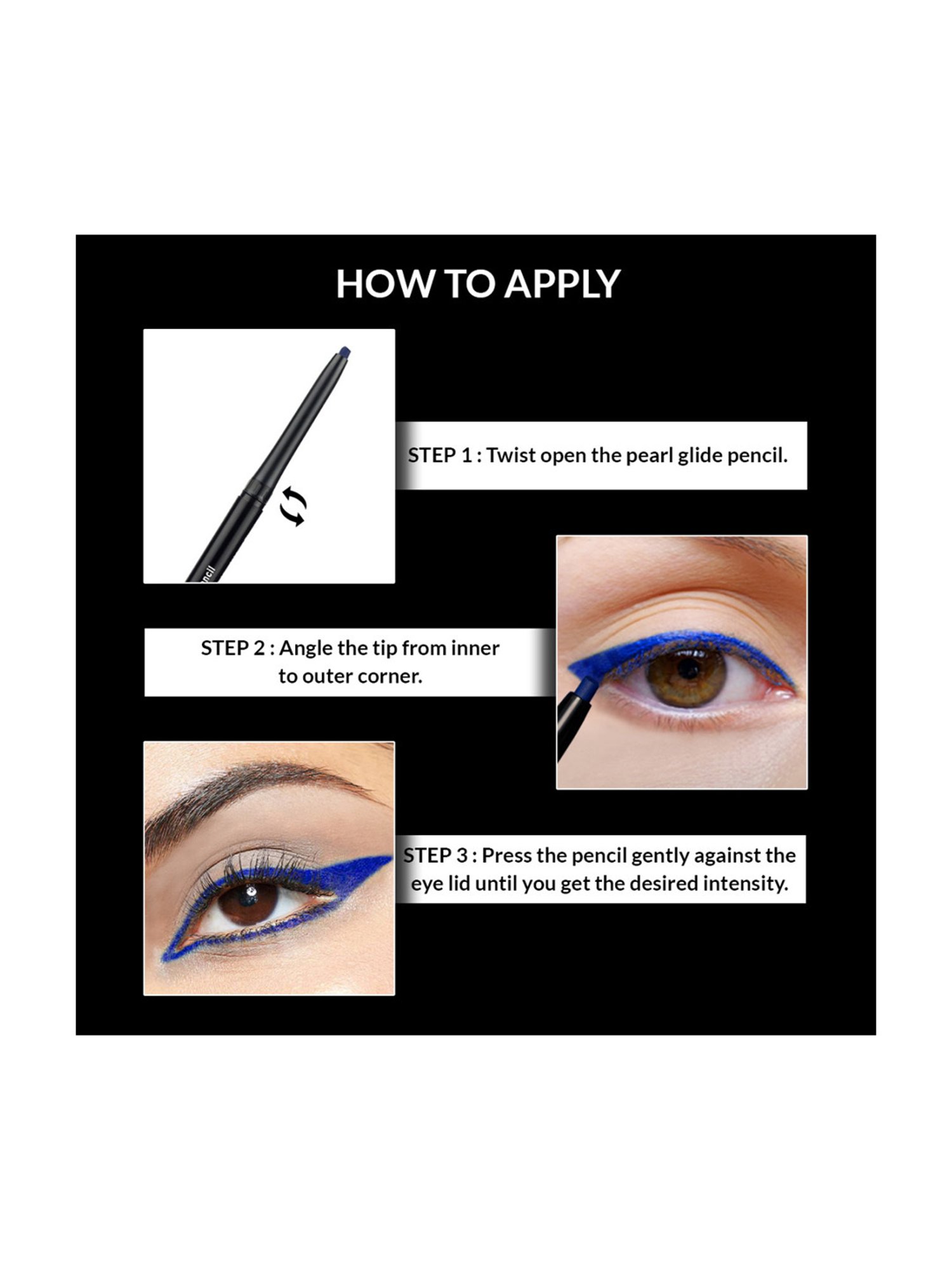 Stars Cosmetics Matte Finish Eye Make Up Pearl Glide Pencil No.5 Emerald - 1.2 gm