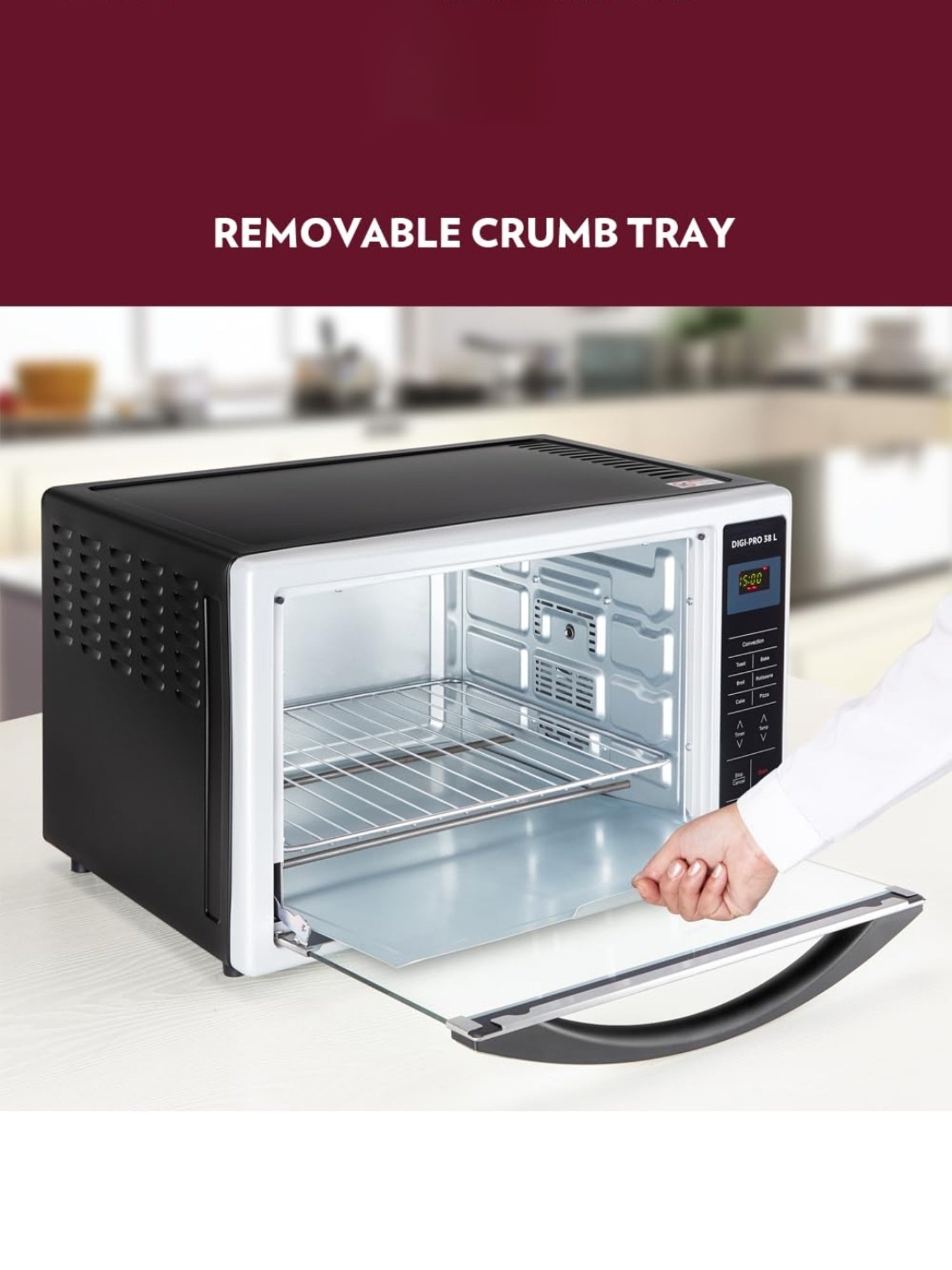 BLACK+DECKER 1280W 19L Oven Toaster Grill