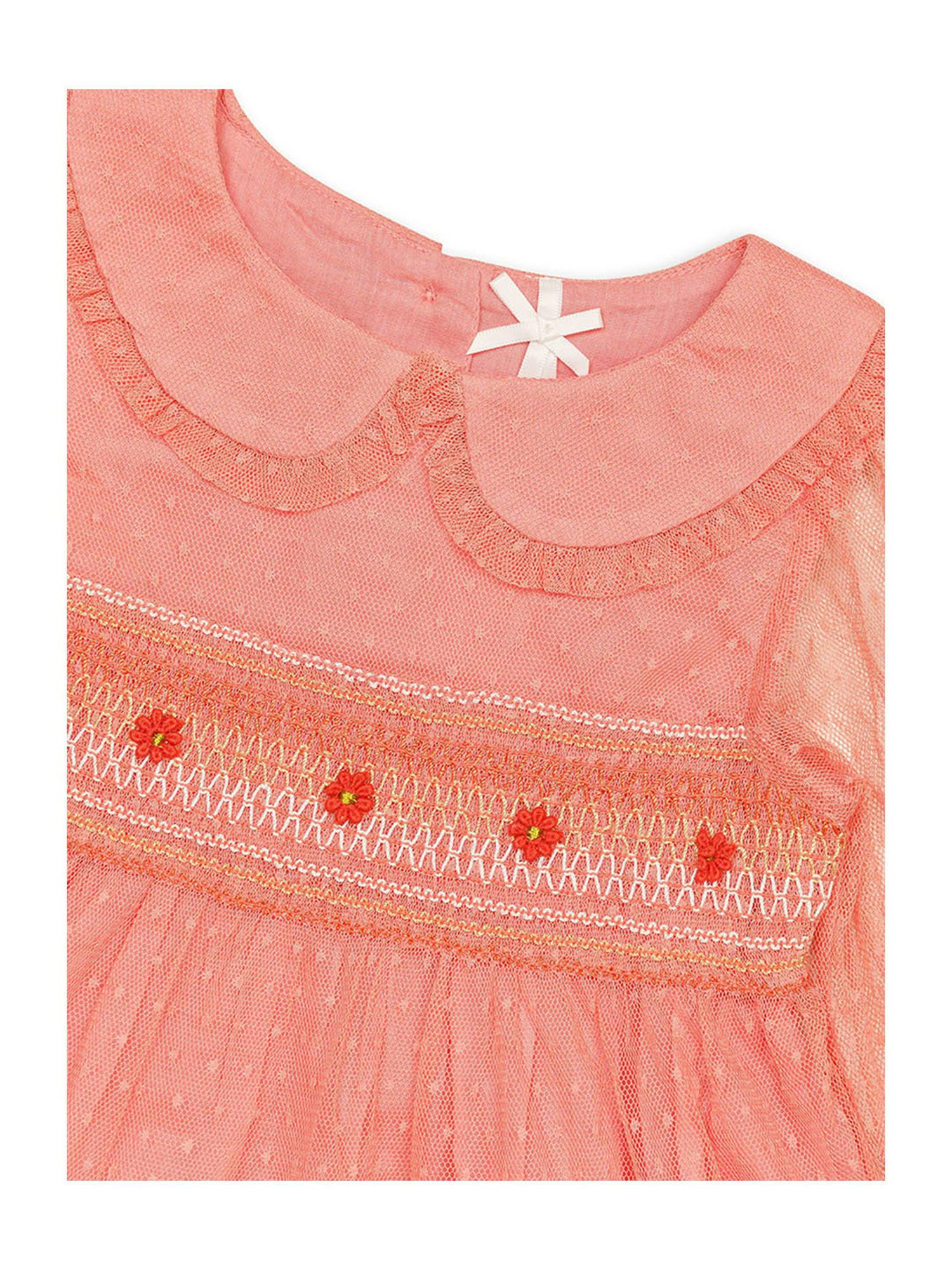 Pink Chick Kids Navy Solid Party Gowns