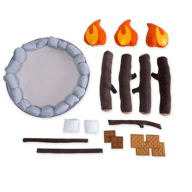 HearthSong - Plush Campfire Set for Kids Outdoor Play