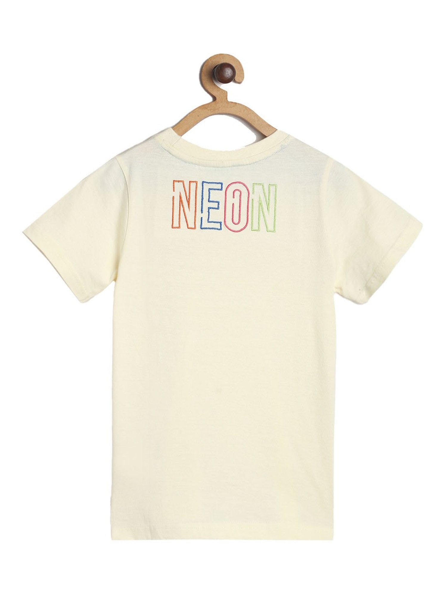 Tales & Stories Kids Off White Graphic Print T-Shirt