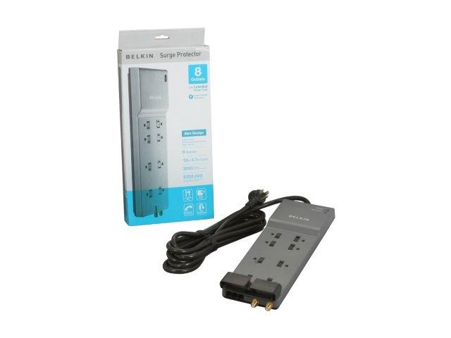 Uninex PS102 RF Remote Control Power Managed 6-Outlet Energy Controlled Surge Protector, Eliminates Standby Idle Electricity Usage, 6-Foot