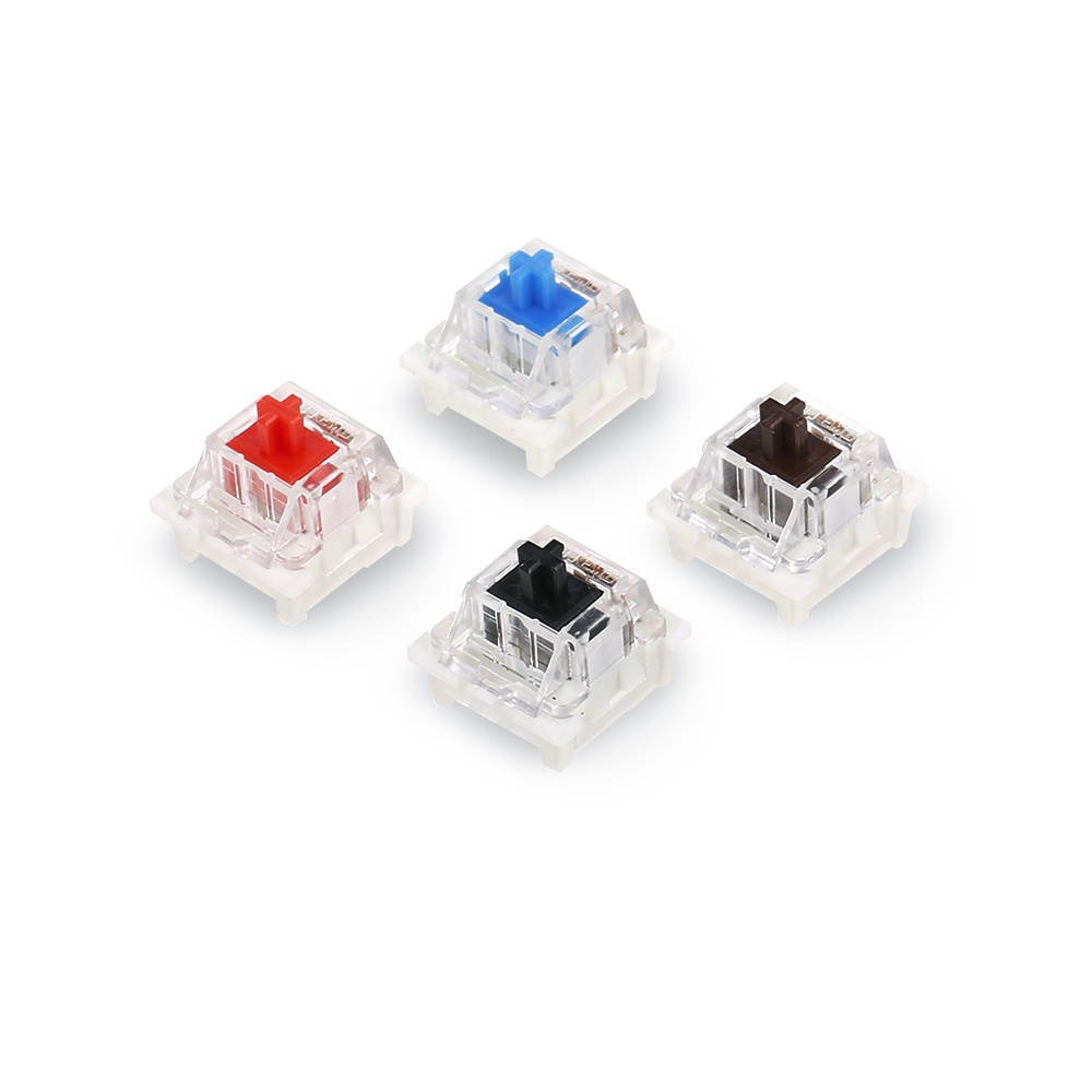 General Mechanical Keyboard Shaft Switch Replaceable Mechanical Keyboard Switch OUTMU Mechanical Black Switch 30PCS