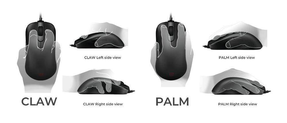 BenQ Zowie S1 Symmetrical-Short Gaming Mouse for Esports (Medium)