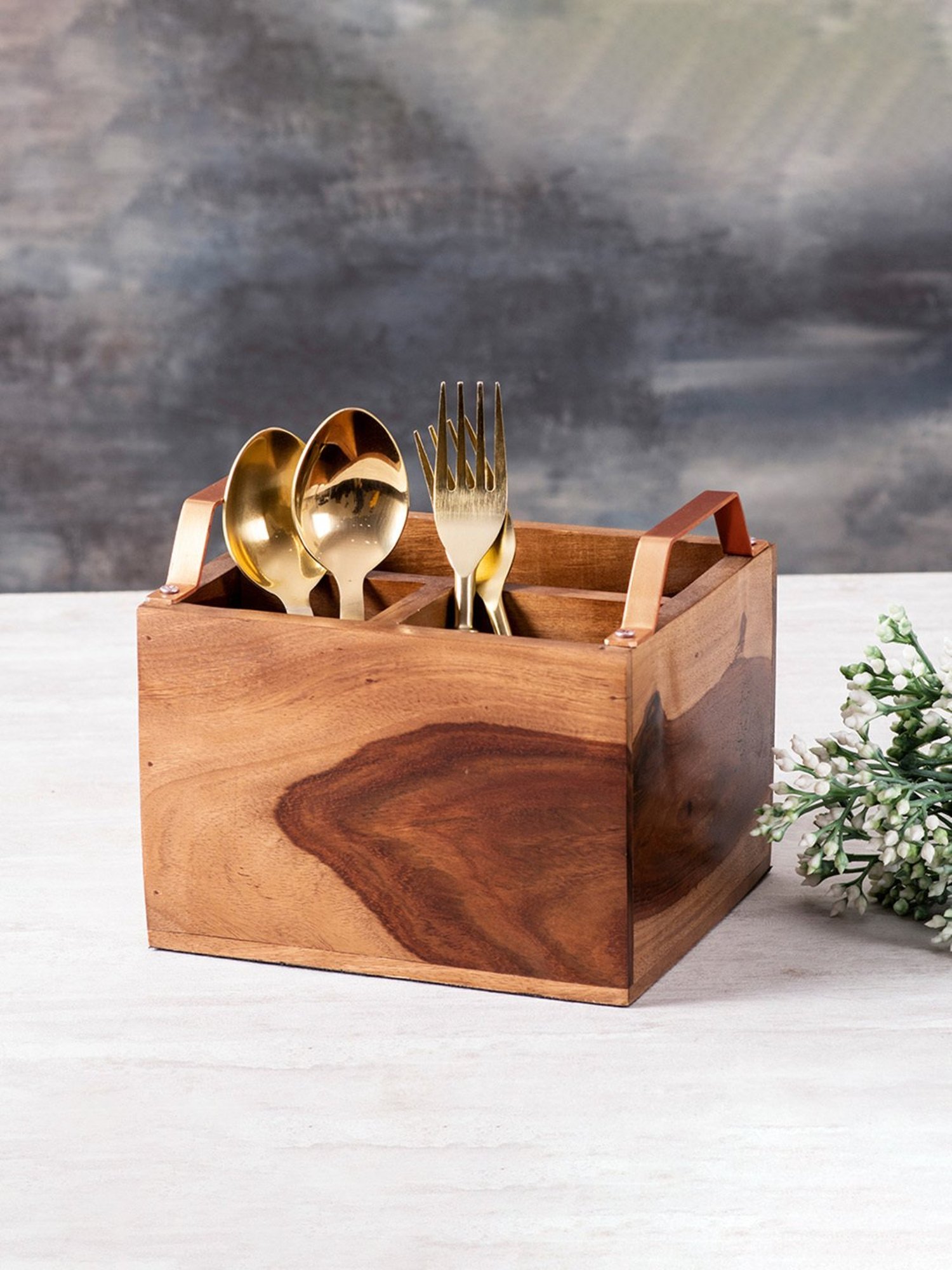 Joseph Joseph Grey Polypropylene 3-Tier Shelf Organizer With Drawer For Cabinet