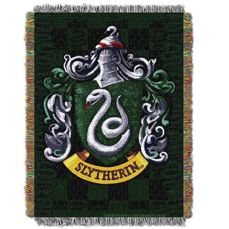 Harry Potter Slytherin Shield Tapestry Throw