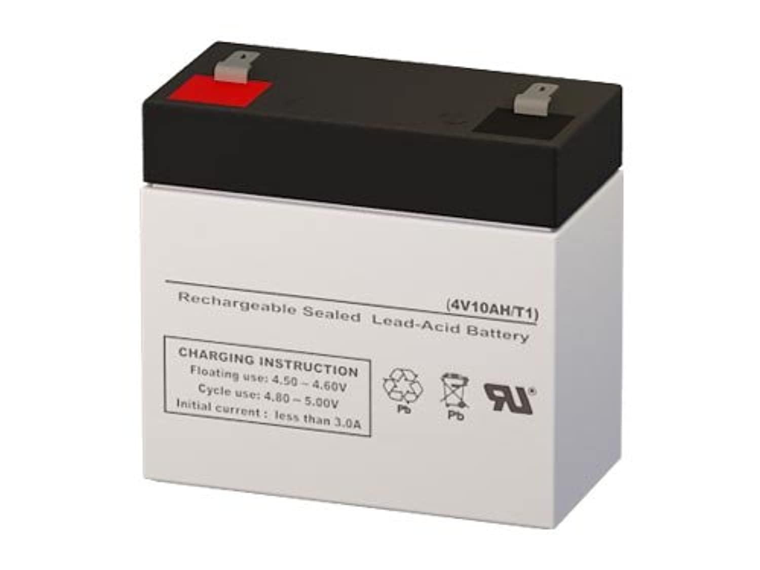 m18 4 volt 10 amph sla replacement battery with f1 terminal