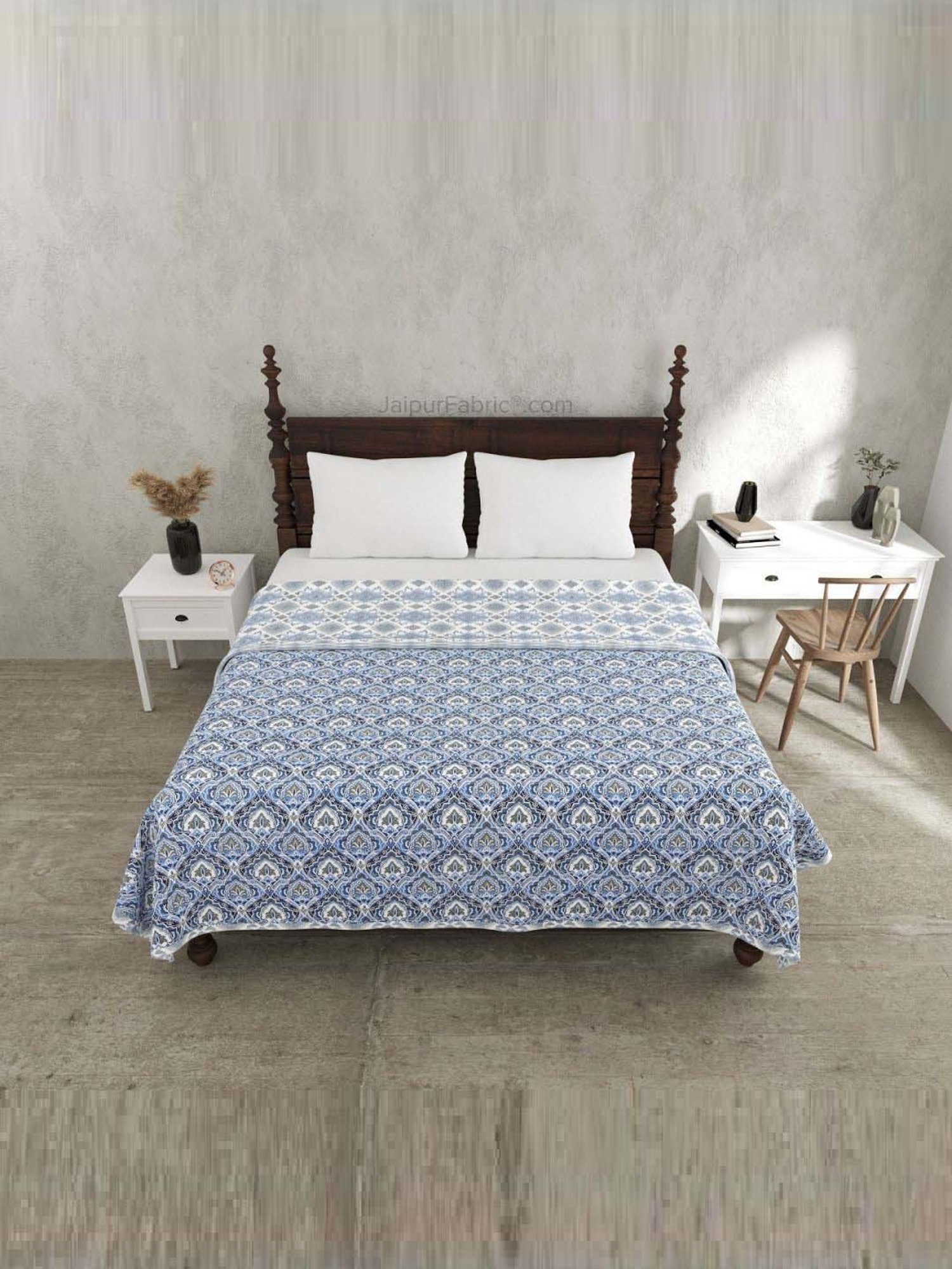 JaipurFabric Green Cotton 150 GSM Reversible Ac Dohar