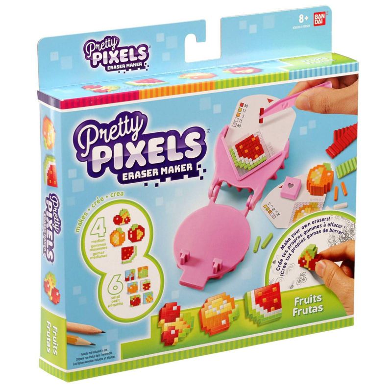 Pretty Pixels Eraser Maker Fruits Pack DIY Art Kit