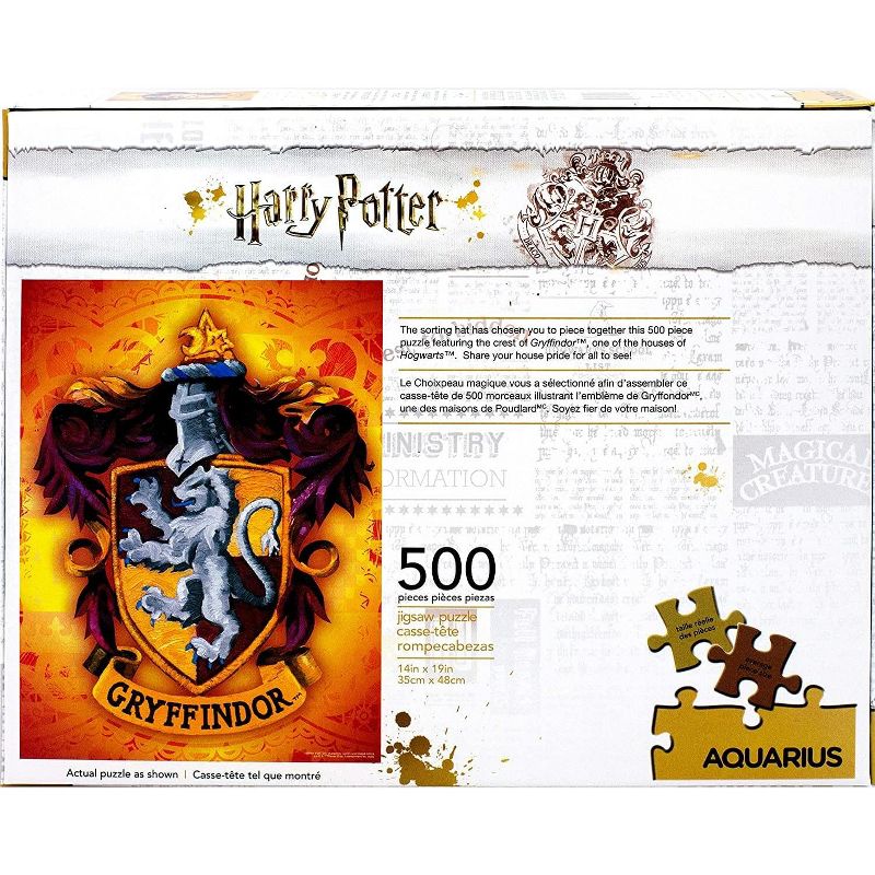 NMR Distribution Harry Potter Gryffindor Logo 500 Piece Jigsaw Puzzle