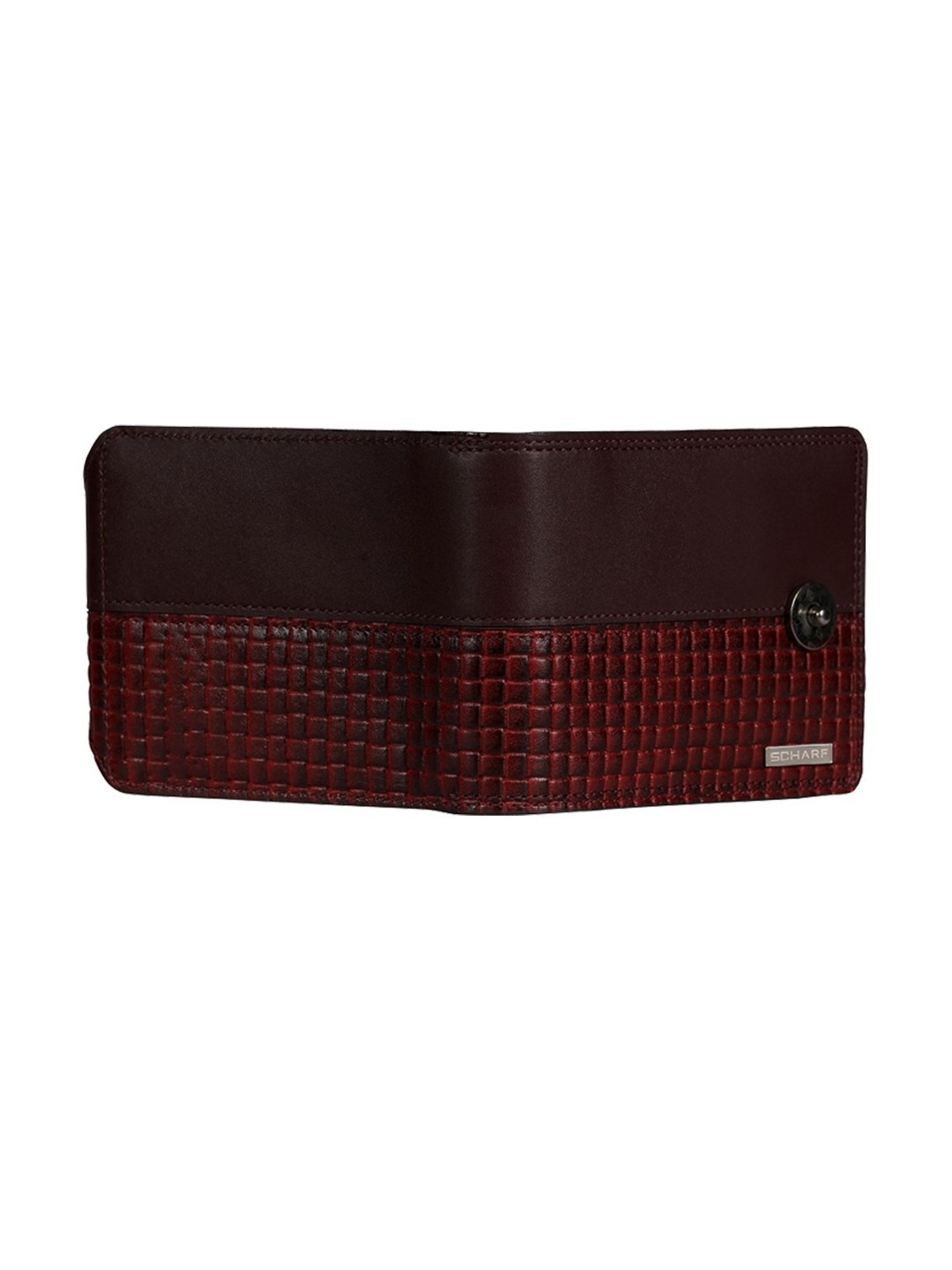 Scharf Brown Leather Rfid Bi-fold Wallet For Men