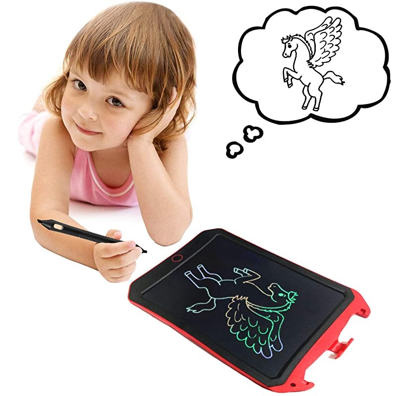 LCD Writing Tablet for Birthday GiftKids Toy 85 Inch Colorful LCD Writing Tablet Electronic Writings Pads Drawing Board Gifts for Kids Office Blackboard Erase Button Lock Includedreda