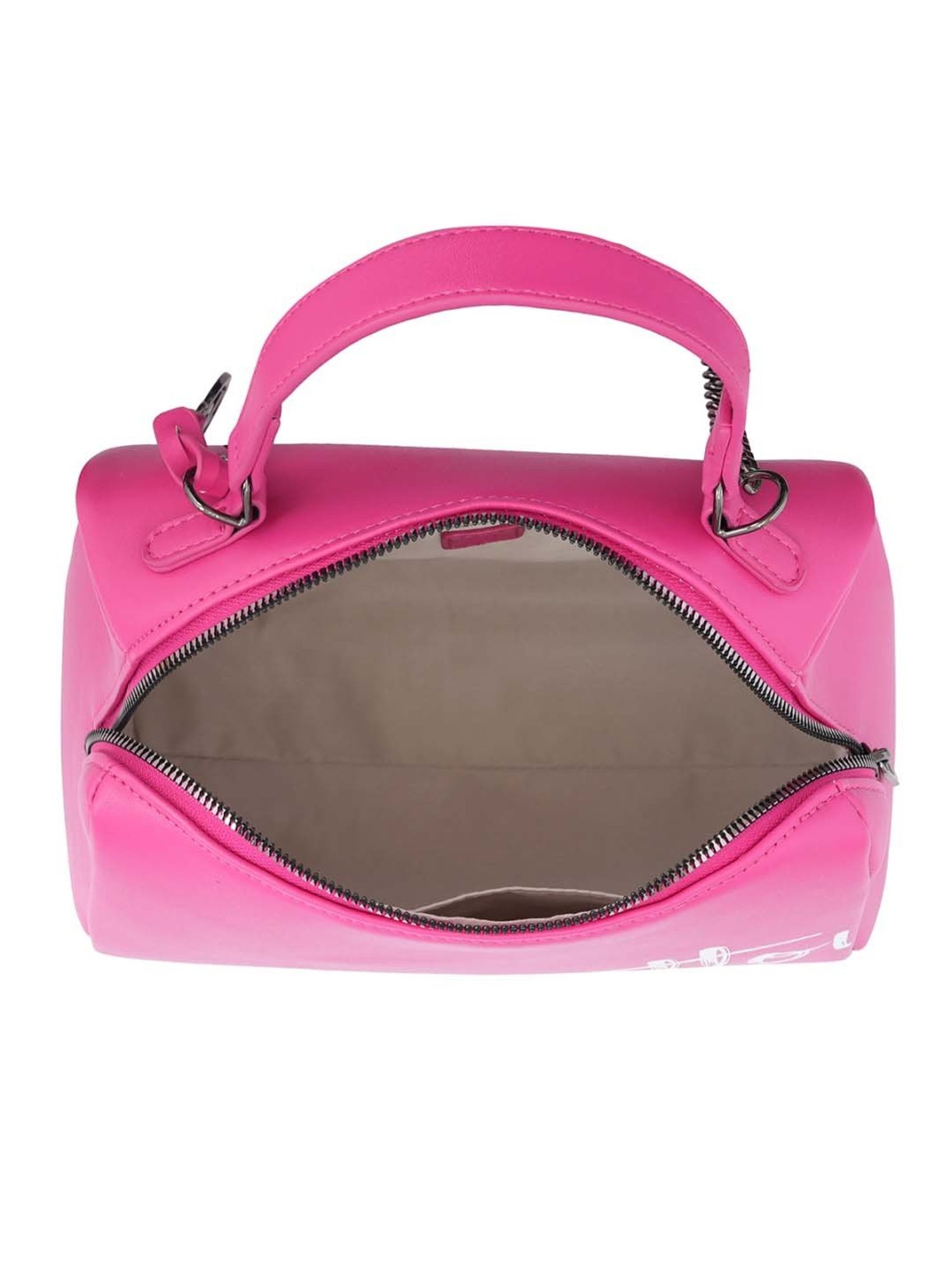 United Colors of Benetton Lianne Pink Solid Handbag