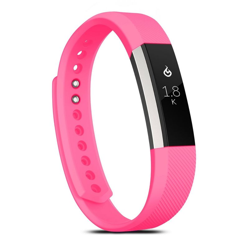 Wristband Band For Fitbit Alta/Alta HR, Hot Pink Size L Large by Zodaca