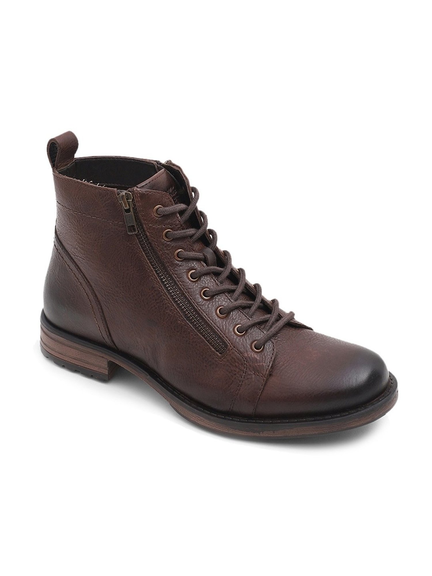 Jack & Jones Men's Brown Derby Boots