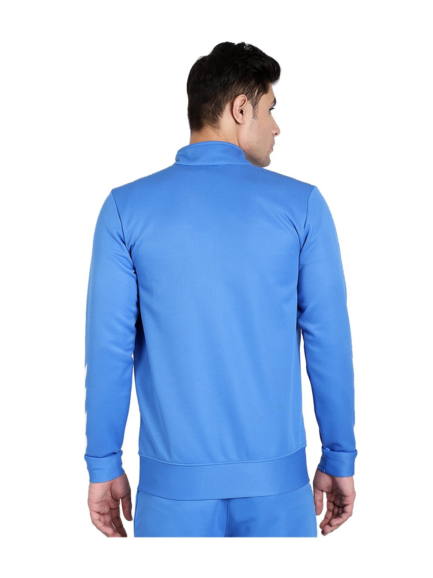 Hummel Blue Regular Fit Solid Jacket