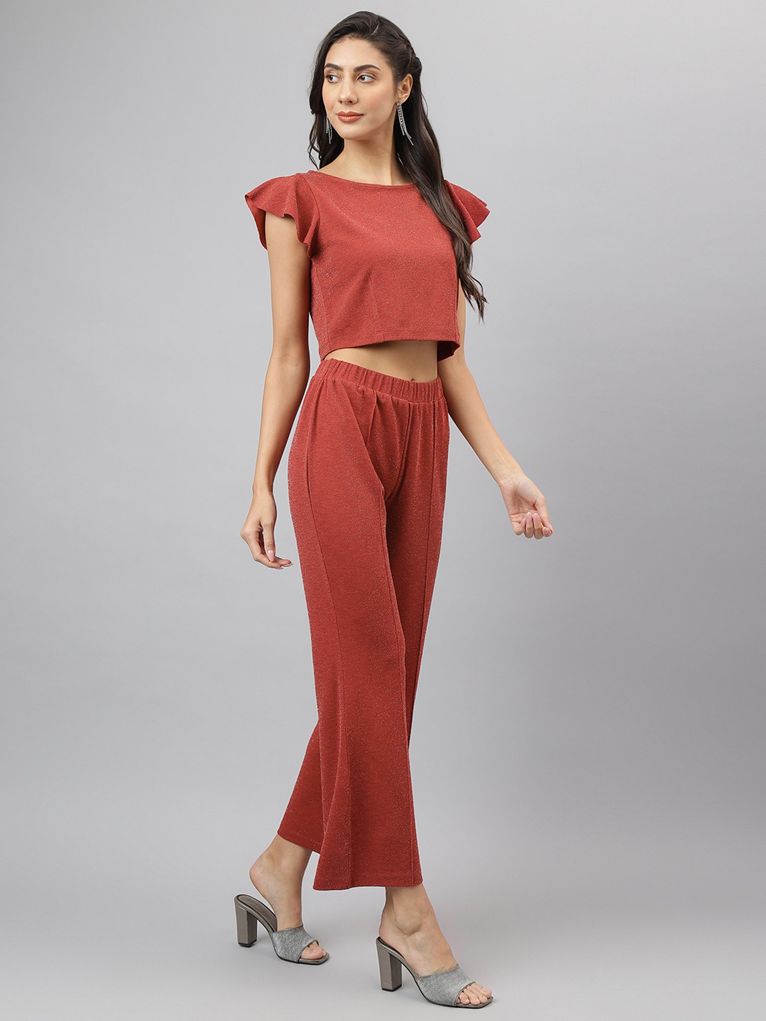 Latin Quarters Rust Maxi Co-Ord Set