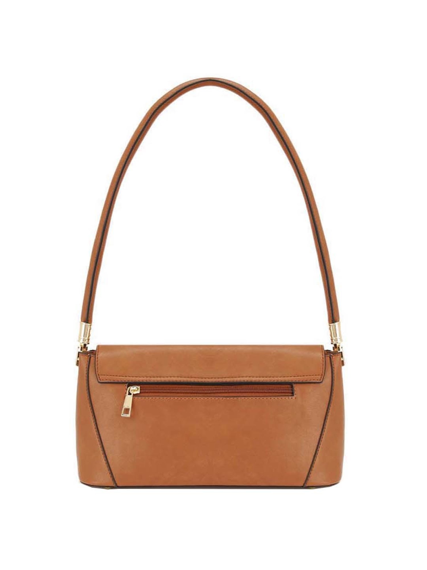 KLEIO Tan Solid Medium Shoulder Bag