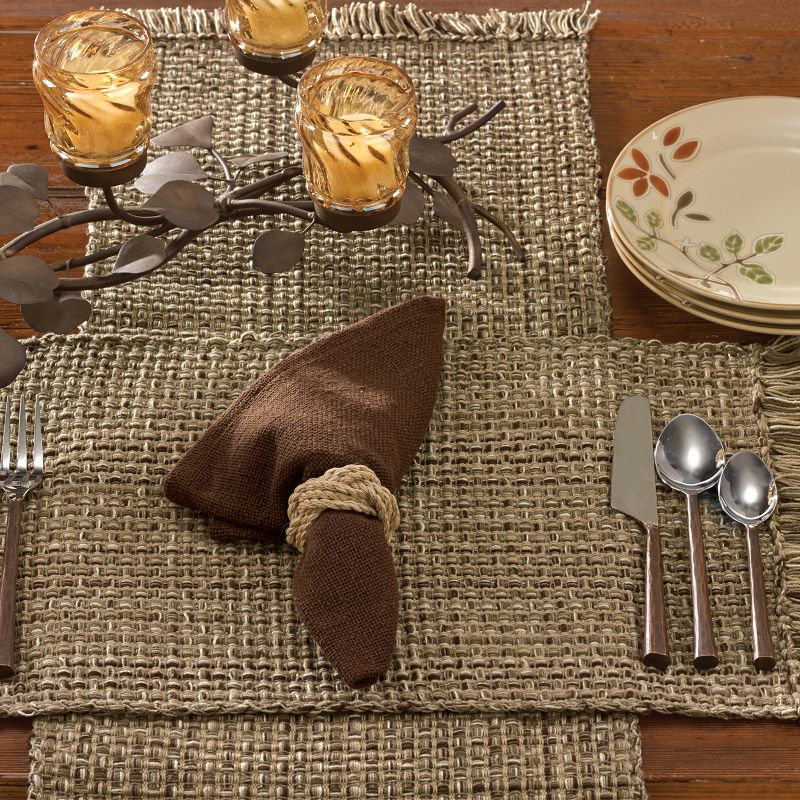 Park Designs Tweed Placemat Set - Espresso