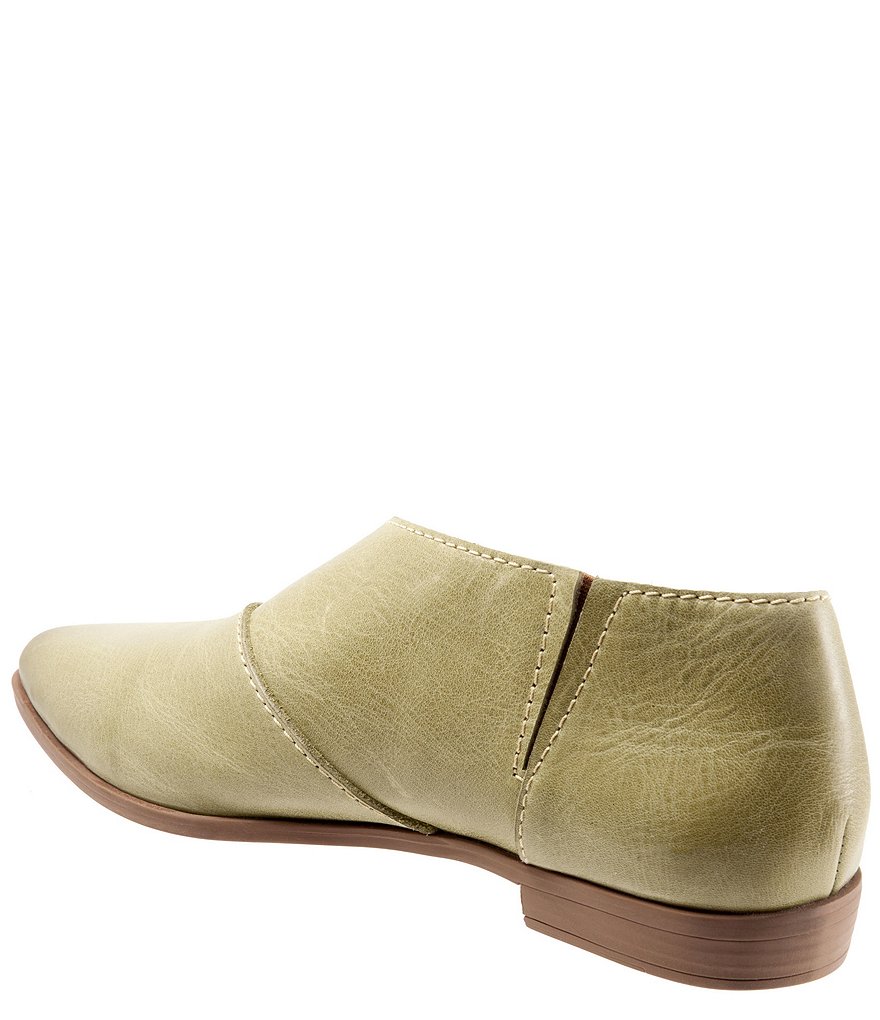 Bueno Blake Open Leather Slip-Ons