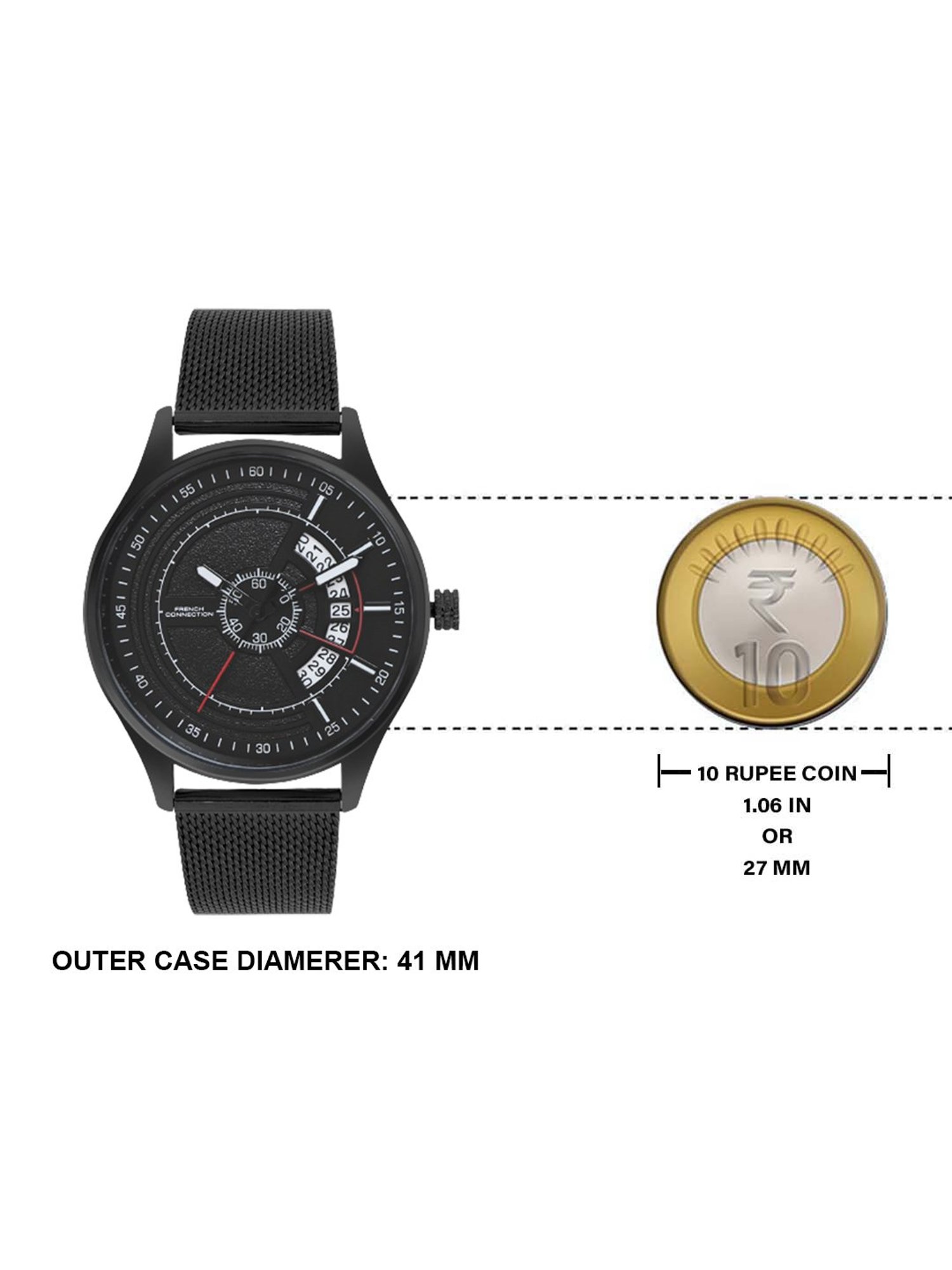 French Connection FCN00026A Atout Analog Watch for Men