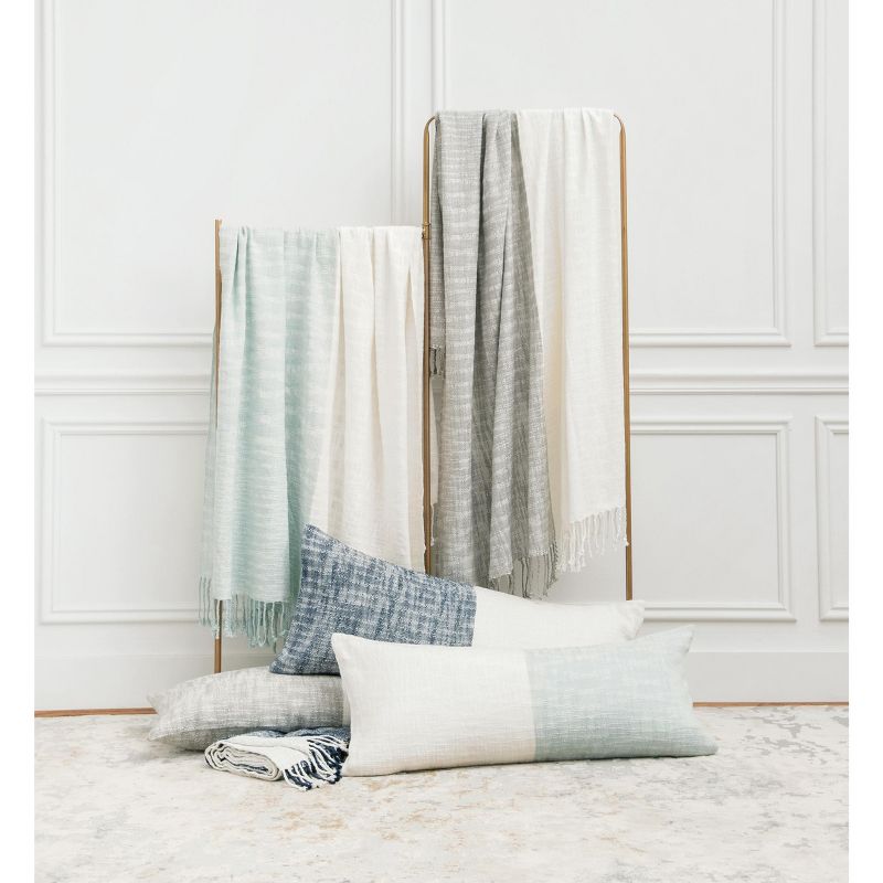 Avenie Citrus Fruits Blue Woven Throw Blanket - Deny Designs