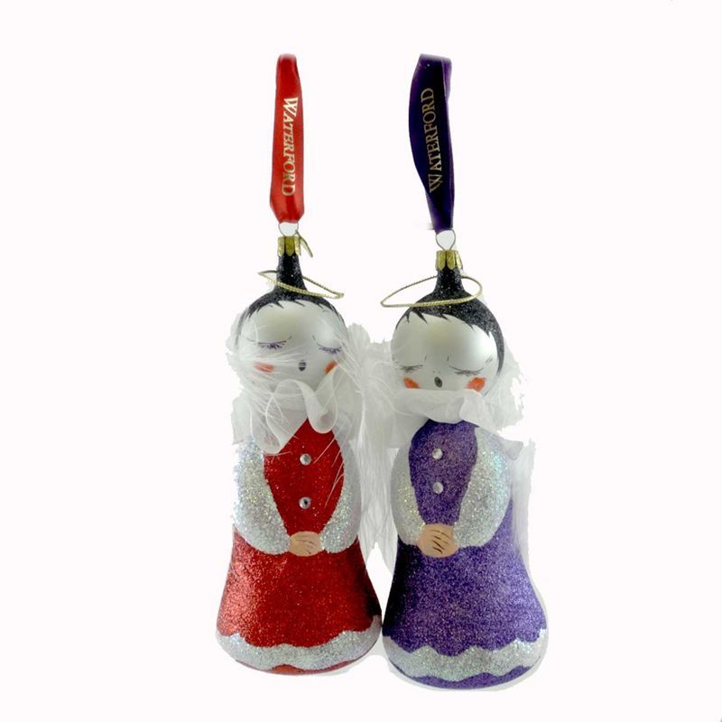 Holiday Ornament Sugar Plum Snow Angels Christmas Holiday Heirlooms  -  Tree Ornaments