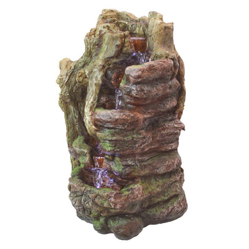 Willow Bend Illuminated Garden Fountain - Acorn Hollow