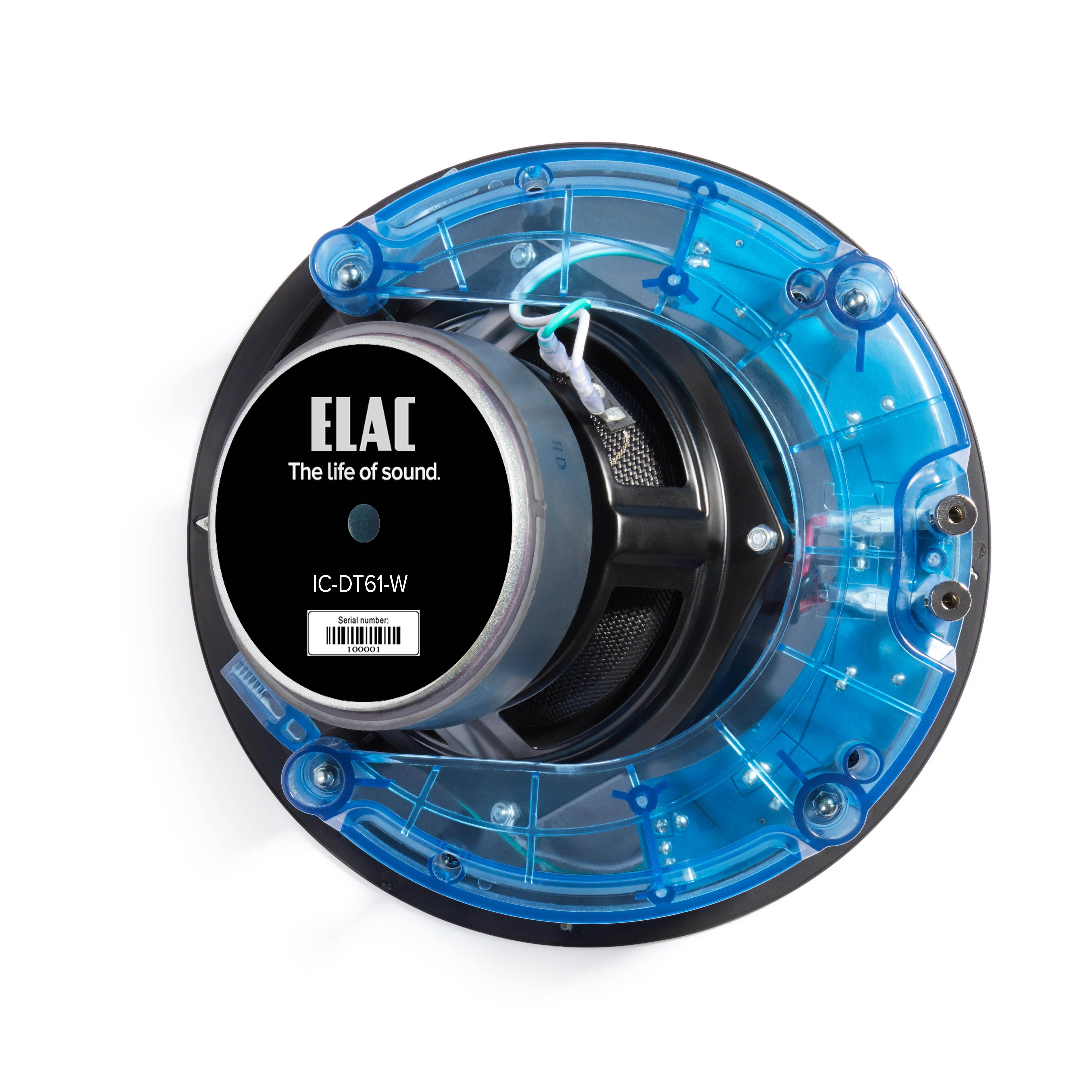 ELAC - IC-DT61-W Debut Series 605" Home Theater In-Ceiling Speaker