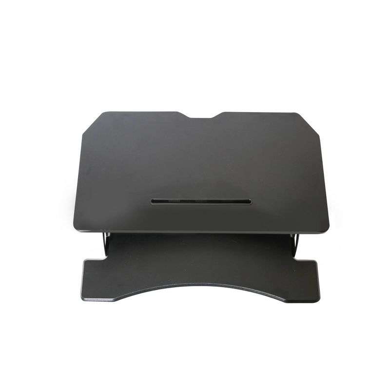 33" Airlift Electric Adjustable Height Standing Desk Converter Black - Seville Classics