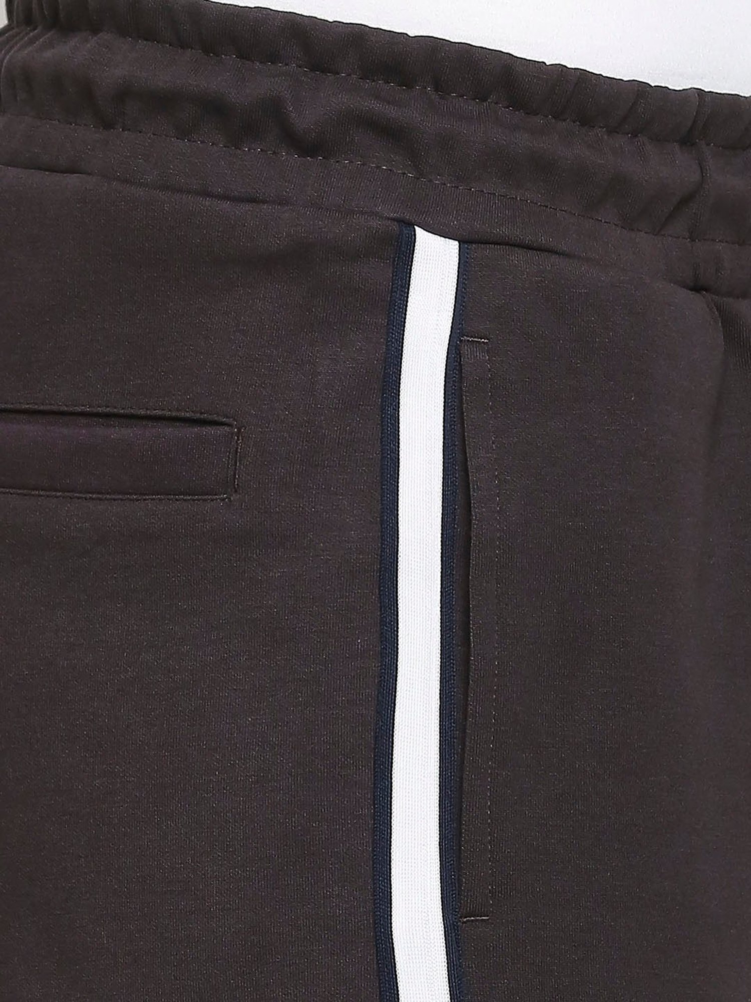 UnderJeans by Spykar Brown Cotton Regular Fit Shorts