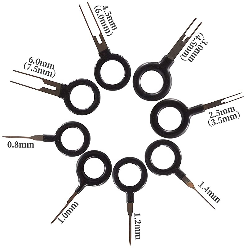 70 Pcs Terminal Removal Key Tool  Terminal Pin Extractor Puller Repair Remover Key Tools for Most Connector Terminal