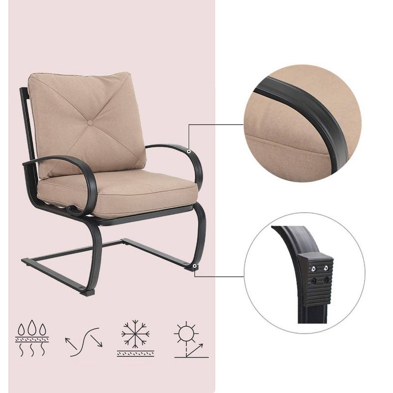 7pc Bridgeport Coastal Dining Set Blue - Royal Garden