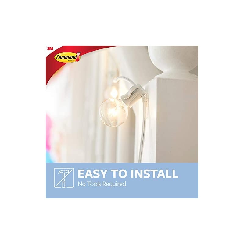 Mini Holiday Light Hooks, Great for Holiday Lights, 40 Clips, 48 Strips, Value Pack - 4 Pack