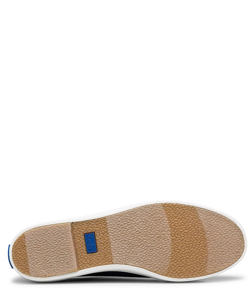 Keds Triple Kick Recycled Denim Lace-Up Platform Sneakers