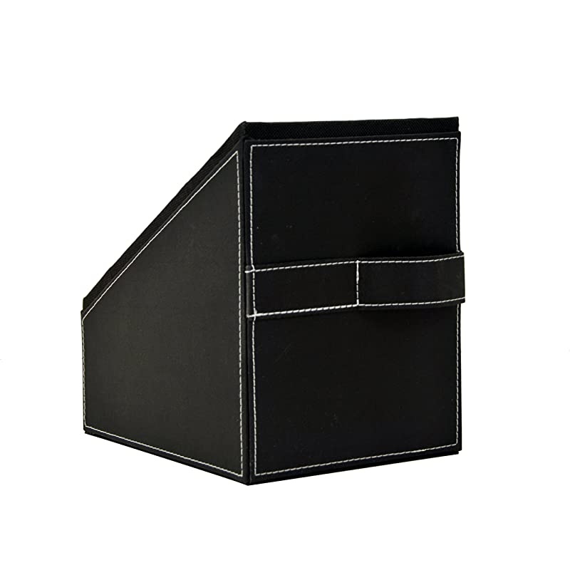 Media Sleeve Storage Bin Leatherette Front Quality Stitching and includes 36 Sleeves for CDs DVDs and Video Games