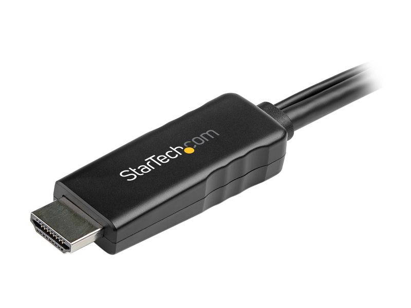 StarTech.com HD2DPMM10 10 ft. (3m) HDMI to DisplayPort Cable with USB Power - 4K 30Hz Active HDMI 1.4 to DP 1.2 Converter (HD2DPMM10)