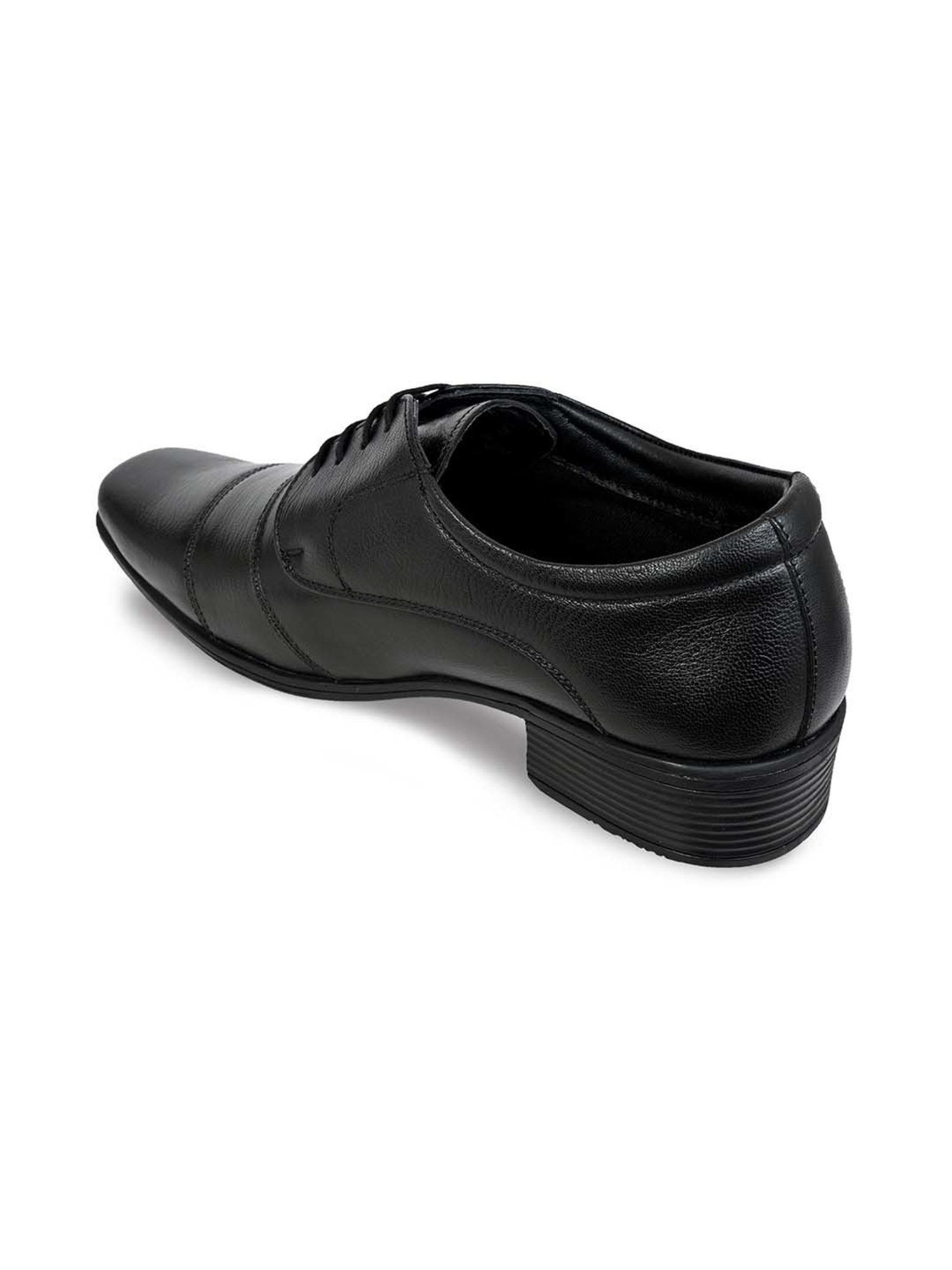 Allen cooper Men's Black Derby Shoes