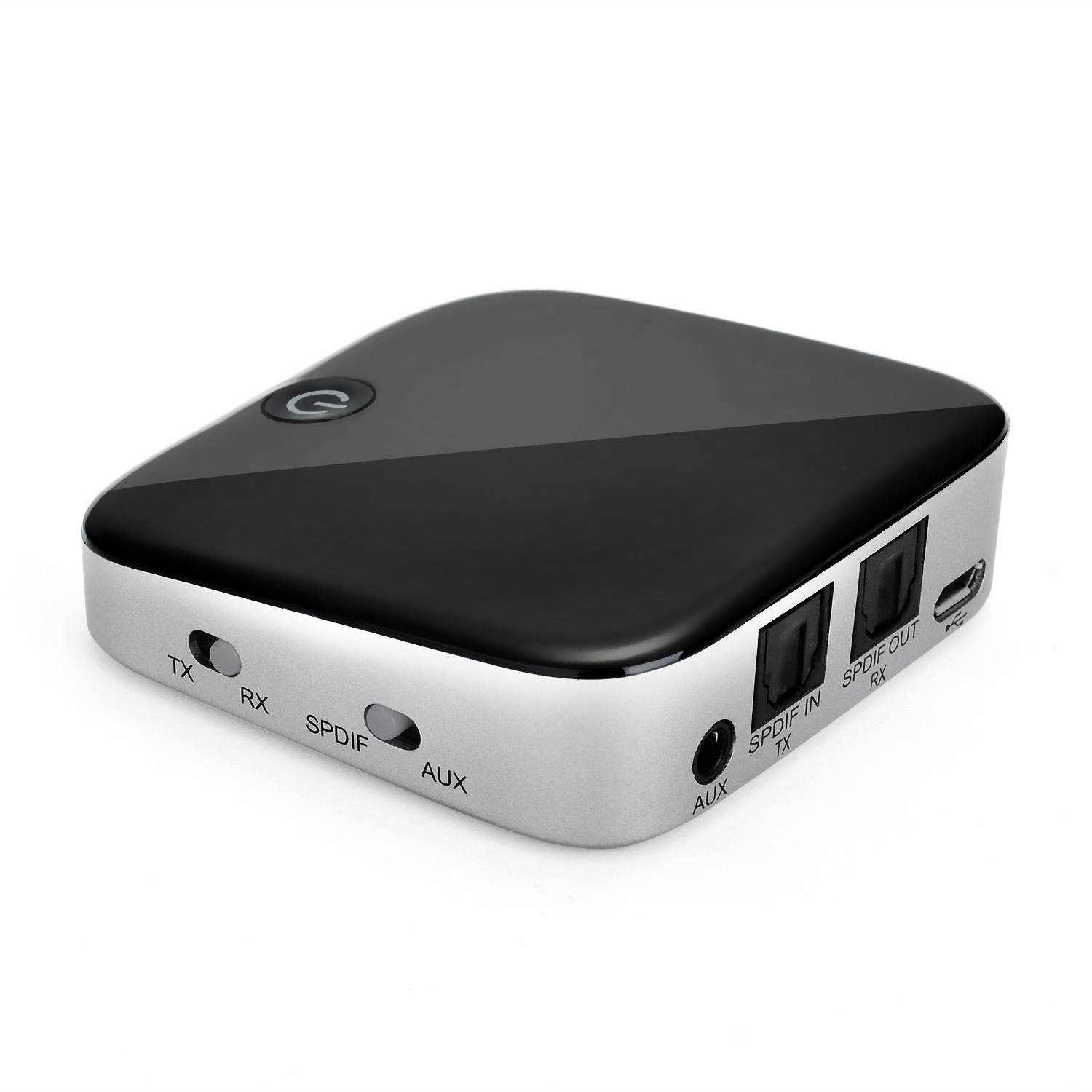 AGPtek 2-in-1 Bluetooth 4.1 Transmitter & Receiver with Digital Optical TOSLINK & Wireless 3.5mm Bluetooth Audio Adapter for TV/Home Stereo System