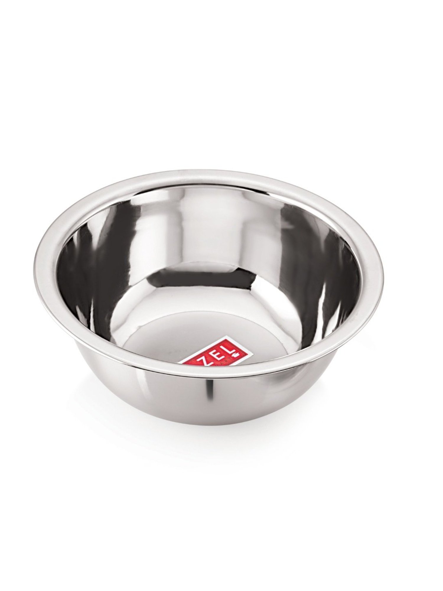 HAZEL Silver Stainless Steel Mixing Bowl - Set of 3 (2.1L)