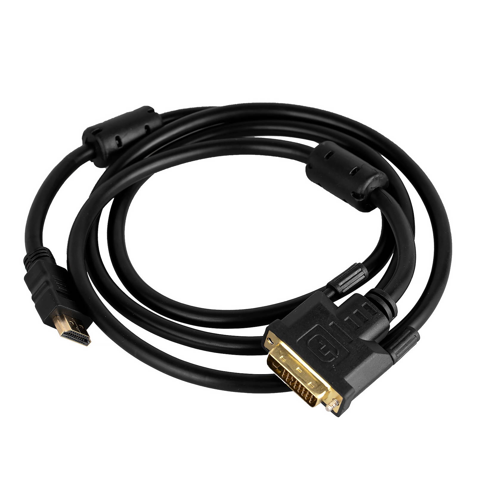 HDMI to DVI D 16ft Cable Bi-directional Gold Connector Cord
