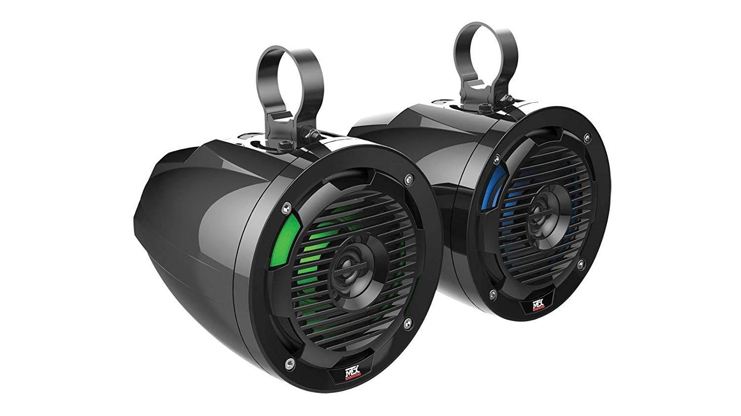 MTX MUD65PL Cage Mount 6.5" Coaxial Speaker Pair w Changeable Color LED