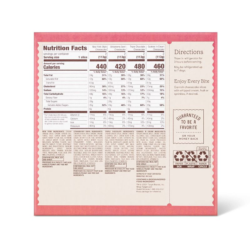 The Cheesecake Factory Frozen Grand Cheesecake Selection - 32oz