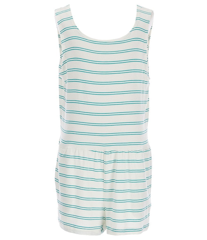Splendid Big Girls 7-14 Stripe Romper Swimsuit Coverup
