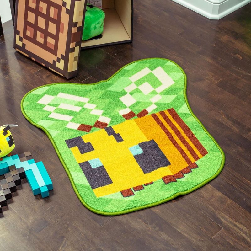 2'2"X4' Jacquard Woven Accent Rugs Pewter/Dark Green - Weave & Wander